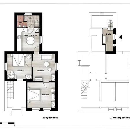 Apartman Modern Check-in & Chill Down Auf 65 Qm² *